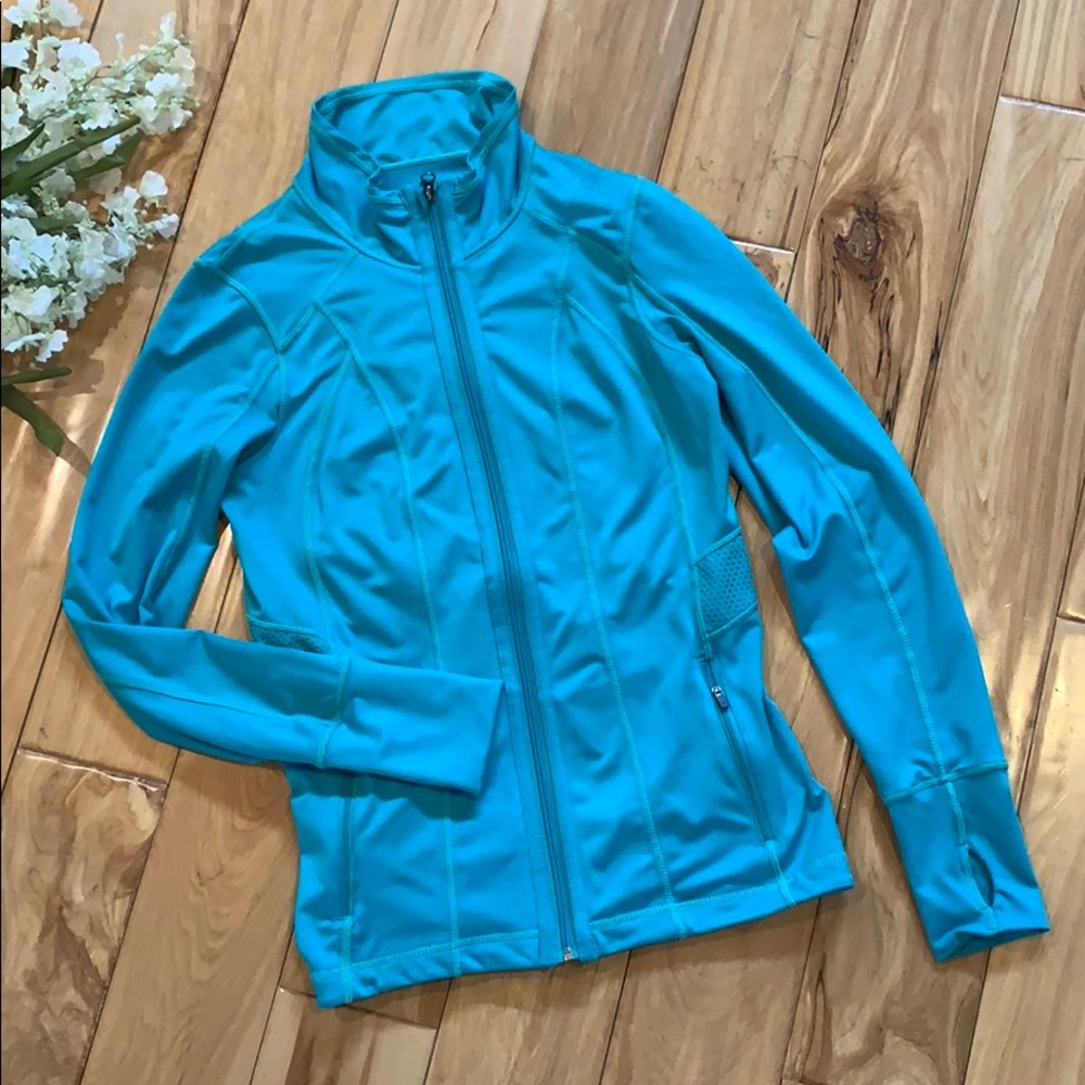 Tangerine Athletic Zip Up Jacket